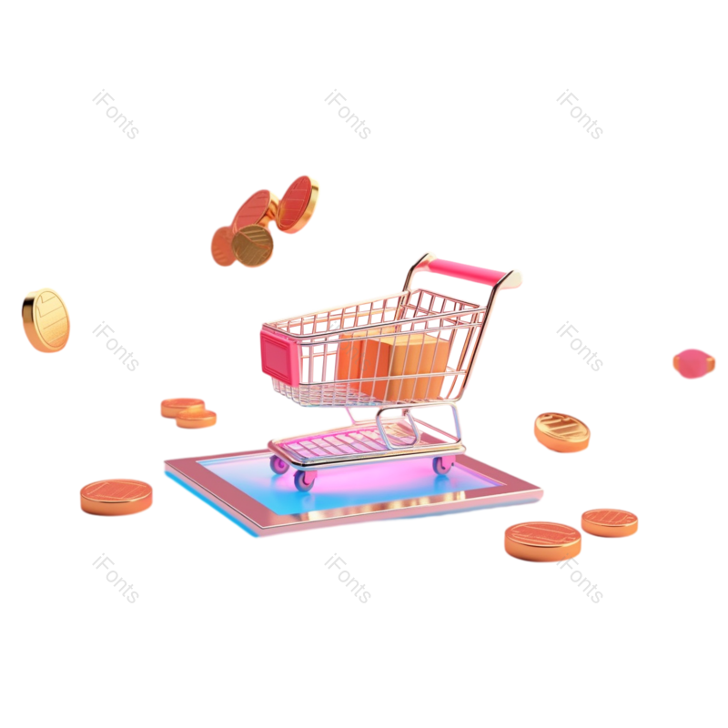 金融图片,卡通元素,消息PNG,网上购物免抠素材
